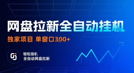 网盘拉新全自动挂G，独家项目，全自动运行完成拉新做任务，单窗口3张+【揭秘】-世康聊项目