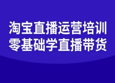 淘宝直播运营培训-零基础学会直播卖货-世康聊项目