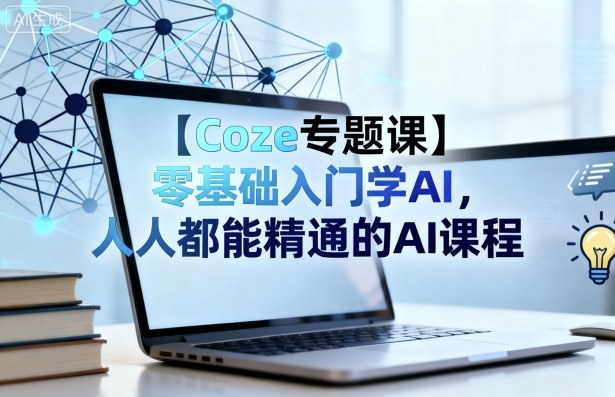 【Coze专题课】零基础入门学AI，人人都能精通的AI课程-世康聊项目