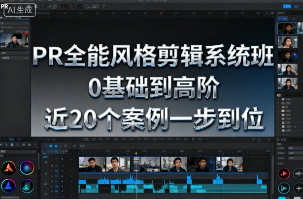 PR全能风格剪辑系统班，0基础到高阶，近20个案例一步到位-世康聊项目