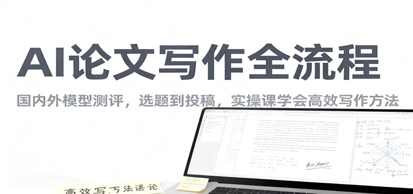 AI论文写作全流程，国内外模型测评，选题到投稿，实操课学高效写作方法-世康聊项目