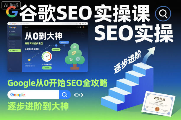 谷歌SEO实操课，Google从0开始SEO全攻略，逐步进阶到大神(更新26年)-世康聊项目
