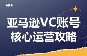 亚马逊VC账号核心玩法解析,实战经验拆解产品模块运营技巧,提升店铺GMV,有效提升运营利润-世康聊项目