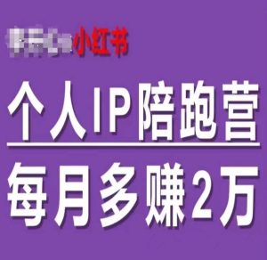 小红书个人IP陪跑营，60天拥有自动转化成交的双渠道个人IP，每月多赚2w-世康聊项目