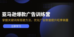 （11858期）亚马逊爆款广告训练营：掌握关键词库搭建方法，优化广告数据提升旺季销量-世康聊项目