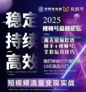坏男孩电商视频号7月1号线下课,视频号短引、精细化模型打法,三频共振,无人,快手全站精细化运营-世康聊项目