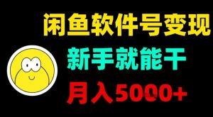 闲鱼软件号变现,新手就能干,月入5k+-世康聊项目