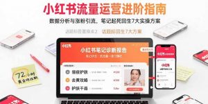 小红书流量运营进阶指南，数据分析与涨粉引流，笔记起死回生7大实操方案-世康聊项目