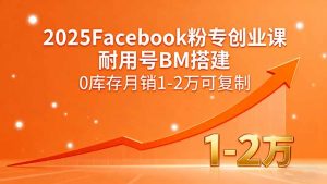 2025Facebook粉专创业课,耐用号BM搭建,0库存月销1-2万可复制-世康聊项目