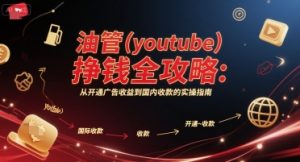 油管(youtube)挣钱全攻略：从开通广告收益到国内收款的实操指南(更新)-世康聊项目