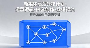 新媒体高薪升核计划：运营逻辑-内容创作-数据驱动，提升200%的职场突破-世康聊项目