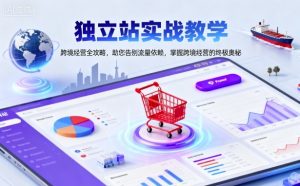 独立站实战教学，跨境经营全攻略，助您告别流量依赖，掌握跨境经营的终极奥-世康聊项目