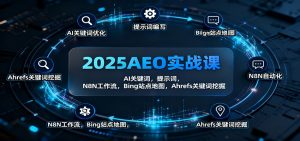 2025AEO实战课：AI关键词，提示词，N8N工作流，Bing站点地图，Ahrefs关键词挖掘-世康聊项目