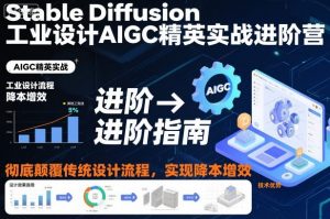 Stable Diffusion工业设计AIGC精英实战进阶营，彻底颠覆传统设计流程，实现降本增效-世康聊项目