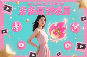 美女视频搬运去重技术教学,条条原创爆量-世康聊项目