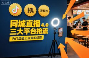 同城直播实操班4.0，三大平台抢流，为门店插上流量的翅膀-世康聊项目