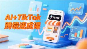 AI+TikTok跨境速成课,智能翻译、店铺定位、流程拆解,7天高效上线运营-世康聊项目