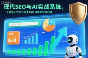 现代SEO与AI实战系统,一个能真正为企业带来长期价值的SEO战略(英语+中文字幕)-世康聊项目