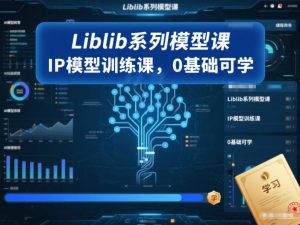 Liblib系列模型课，IP模型训练课，0基础可学-世康聊项目