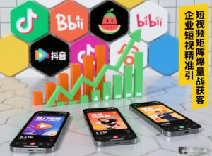 企业短视频精准引流矩阵获客,短视频矩阵爆量战法-世康聊项目