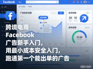 跨境电商Facebook广告新手入门，用最小成本安全入门，跑通第一个能出单的广告-世康聊项目