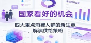 公众号付费文章：国家看好的机会，四大重点消费人群的新生意，解读供给策略-世康聊项目