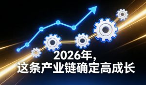 付费文章：2026年，这条产业链确定高成长-世康聊项目