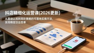 抖店精细化运营课(2026更新-世康聊项目