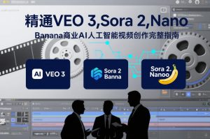 精通VEO 3，Sora 2，Nano Banana商业AI人工智能视频创作完整指南-世康聊项目