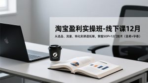淘宝盈利实操班-线下课12月，从选品、流量、转化到渠道拓展，掌握SOP+12门技术(音频+字幕-世康聊项目