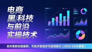 电商黑科技与前沿实操技术：实时更新实操案例，可技术变现亦可自用放大(2026更新-世康聊项目