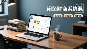 闲鱼财商系统课：从盈利逻辑、店群运营到品类实战，实现稳定月入过万-世康聊项目