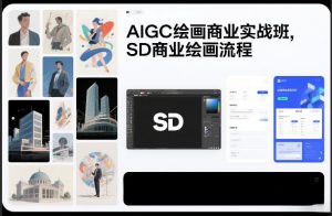 AIGC绘画商业实战班，SD商业绘画流程-世康聊项目