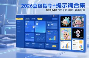 2026豆包指令+提示词合集，解锁AI创作的无限可能，效率倍增-世康聊项目