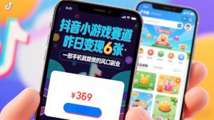 抖音小游戏赛道，昨日变现600+，零基础一部手机就能做的风口副业【揭秘】-世康聊项目