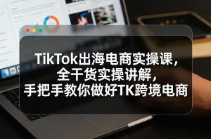TikTok出海电商实操课，全干货实操讲解，手把手教你做好TK跨境电商-世康聊项目