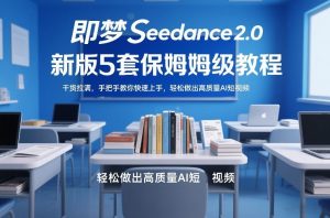即梦Seedance2.0新版5套保姆级教程,干货拉满,手把手教你快速上手,轻松做出高质量AI短视频-世康聊项目
