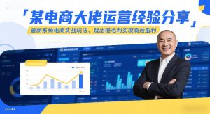 某电商大佬运营经验分享，最新系统电商实战玩法，跳出低毛利实现高效盈利(更新)-世康聊项目