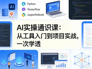 AI实操通识课,从工具入门到项目实战,一次学透-世康聊项目