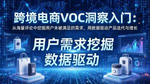 跨境电商VOC洞察入门:从海量评论中挖掘用户未被满足的需求,用数据驱动产品迭代与增长-世康聊项目