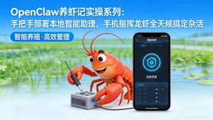 OpenClaw养虾记实操系列-更新：手把手部署本地智能助理，手机指挥龙虾全天候搞定杂活-世康聊项目