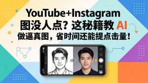 YouTube+Instagram图没人点？这秘籍教 AI 做逼真图，省时间还能提点击量-世康聊项目