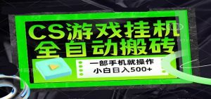 CSGO游戏挂机捡漏搬砖，超稳定的项目，带领1000+小白实现日入500+-世康聊项目