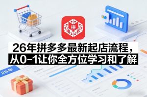 26年拼多多最新起店流程,从0-1让你全方位学习和了解(04月09日更新)-世康聊项目