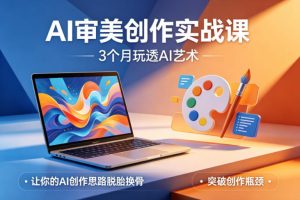 AI审美创作实战课，3个月玩透AI艺术，让你的AI创作思路脱胎换骨，突破创作瓶颈-世康聊项目